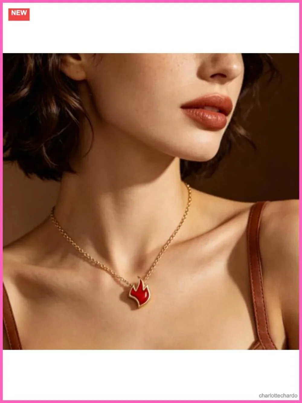 14k Gold-Plated Pendant Necklace, Women's Fashion Jewelry